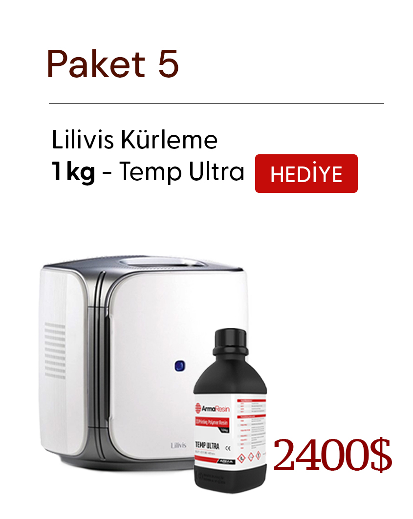 Kampanya Paket 5 - Lilivis Kürleme cihazı ve Temp Ultra ürünü (HEDİYE)